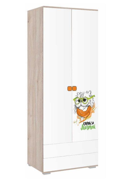 Зоо Шкаф 2-х дверный с 2-мя ящиками