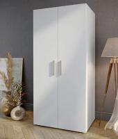 Шкаф 2-х дверный Алекс Белый