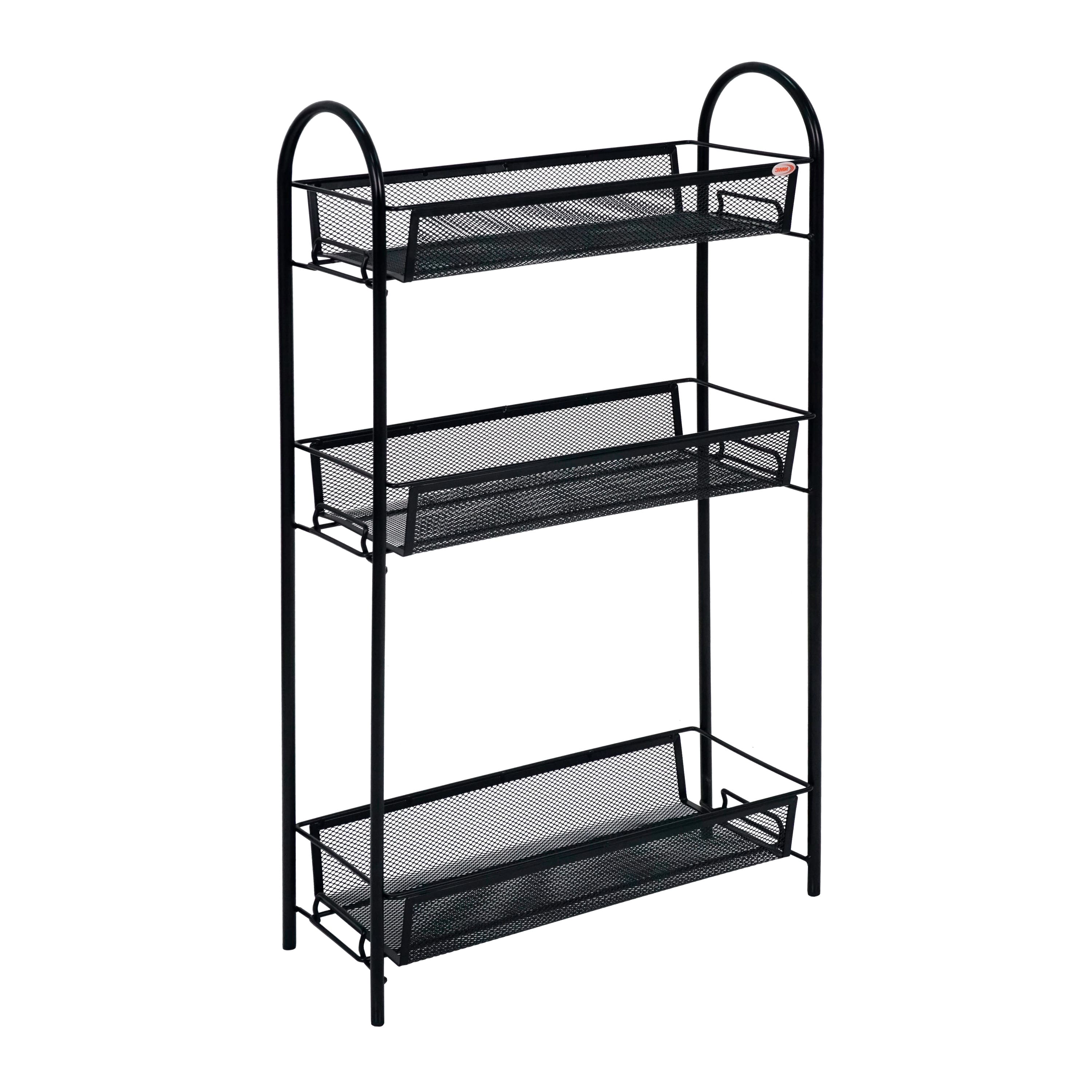 Этажерка Ладья 13 3-х секцион. графит Э399 ГР