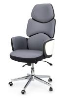 Кресло офисное CX1118H/Св.серый+бежевый/пластик бежевый