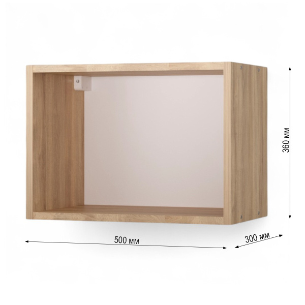 НОВА Корпус шкафа над вытяжкой 500  h -360 / Дуб сонома