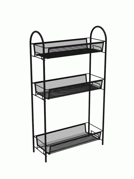 Этажерка Ладья 13 3-х секцион. графит Э399 ГР