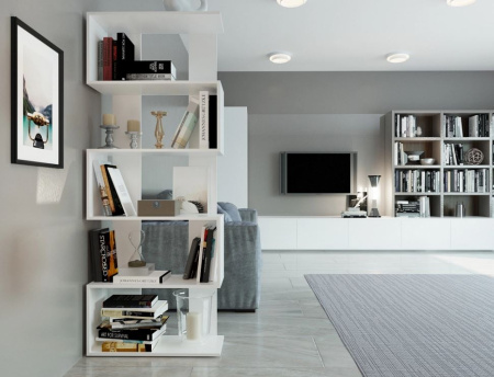 Сакс СТЛ.452.04 Стеллаж Белый