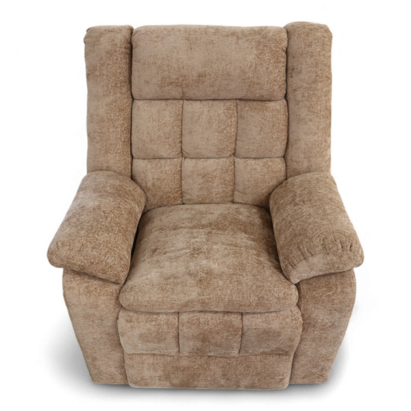 Кресло-реклайнер YF-S 8061, ткань шенил В1130-4, ручн. управление, подв. и вращ.