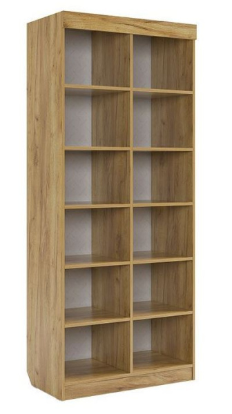 Форсаж Стеллаж (дуб крафт золотой/белый) без принта