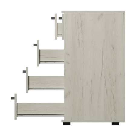 Комод Стандарт № 5 NEW  Дуб крафт белый