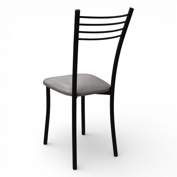 Стул Квинтет Стандарт (черный , к/з Серый 700)