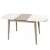 Стол Кристалл -2,1100(390)700, Стекло (латте)