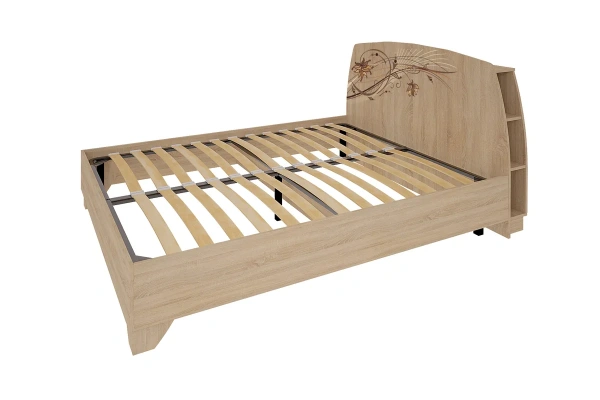 Виктория-1 Кровать 1600*2000 9 (с основанием)  SPV-2.04.0739 дуб сонома