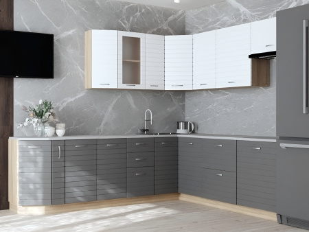 Фасад БЕЛЫЙ ГЛЯНЕЦ 2 ящика 600